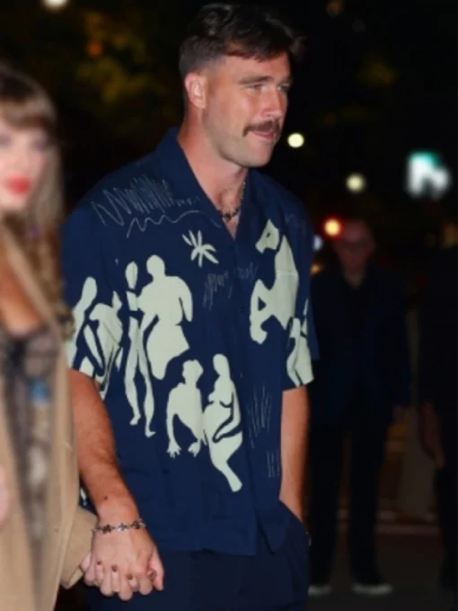 New York SoHo Double Date Night Travis Kelce Printed Shirt