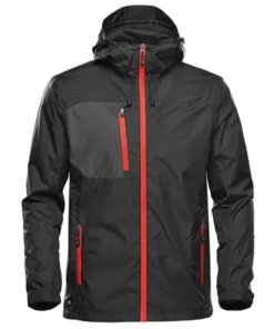 Olympia Shell Hooded Red Jacket