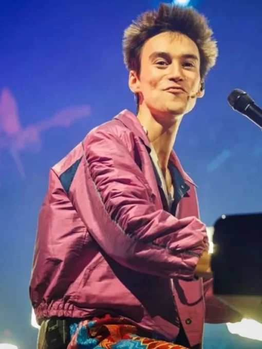 Oslo Concert Jacob Collier Pink Cropped Jacket