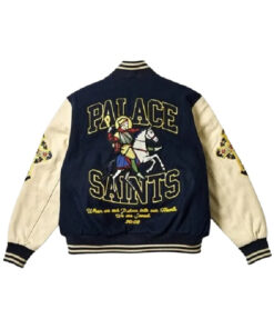 Palace Saints Varsity Blue Bomber Jacket