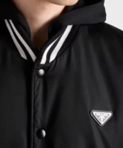 Patrick Mahomes Prada Varsity Jacket Black