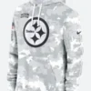 Pittsburgh Steelers Salute To Service Camo Hoodie