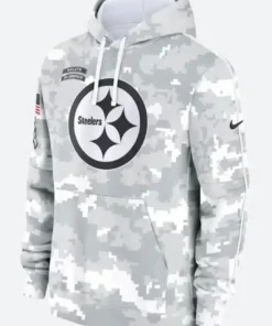 Pittsburgh Steelers Salute To Service Camo Hoodie