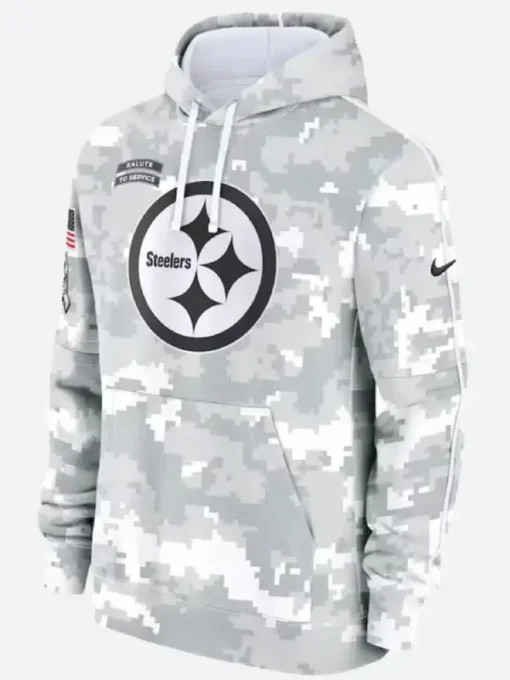 Pittsburgh Steelers Salute To Service Camo Hoodie