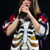 Pittsburgh Tour Hit Me Hard and Soft Billie Eilish Skeleton Jersey