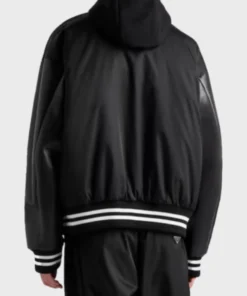 Prada Patrick Mahomes Black Bomber Jacket