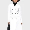 Premiere London Jennifer Lopez White Trench Coat