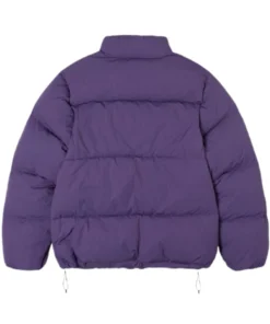 Purple Stussy Puffer Jacket