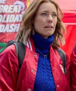 Red Jingle Bell Run Jacket 2024