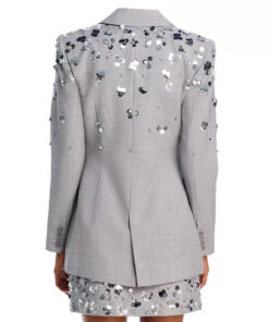 Restless 2024 Nikkis Sequin Grey Blazer