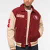 San Francisco 49ers Abercrombie Varsity Bomber Jacket