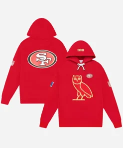 San Francisco 49ers Ovo Red Hoodie