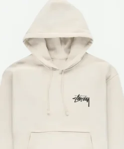 Stussy 8 Ball White Hoodie