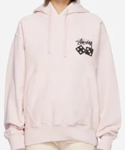 Stussy Dice Pullover Hoodie Pink