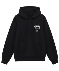 Stussy World Tour Hoodie Black