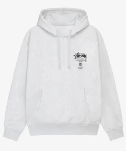 Stussy World Tour Hoodie White