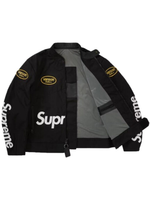 Supreme Vanson Leathers Cordura Jacket Front