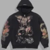 Supreme x Frazetta Black Zip Up Hooded Sweatshirt