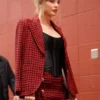 Taylor Swift Chiefs Broncos Red Blazer