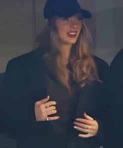 Taylor Swift Yankees vs Guardians Black Coat