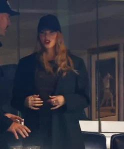 Taylor Swift Yankees vs Guardians Coat Black