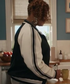 The Equalizer S5 Robyn McCall Black and White Track Jacket