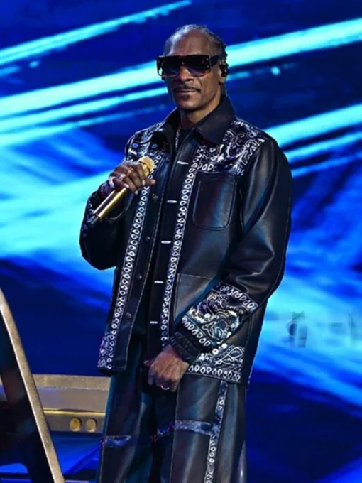 Times Square Fortnite Concert Snoop Dogg Leather Jacket