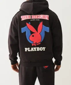 True Religion Playboy Zip Up Hoodie