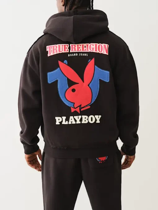 True Religion Playboy Zip Up Hoodie