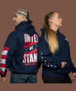 United We Stand Hoodie Navy