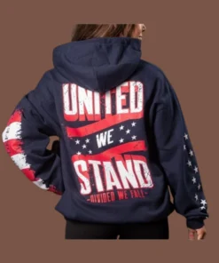 United We Stand Navy Blue Hoodie