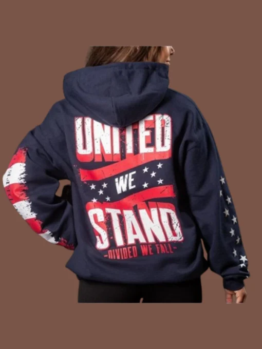 United We Stand Navy Blue Hoodie