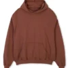 Watc Brown Oversized Hoodie