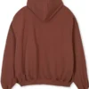 Watc Brown Oversized Hoodie Back