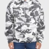 White Camo Hoodie