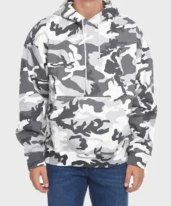 White Camo Hoodie