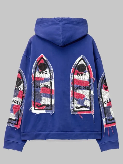 Who Decides War Glory Fabricated Hooded Pullover