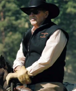 Yellowstone S5 Kevin Costner Black Vest