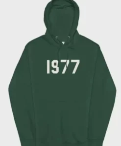 1977 Essentials Green Hoodie