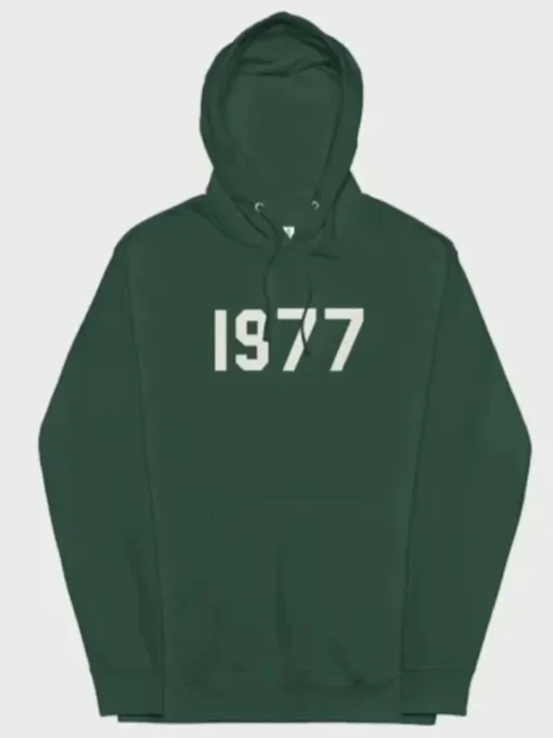 1977 Essentials Green Hoodie