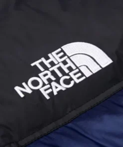 1996 Retro Nuptse 700 Fill Packable The North Face Puffer Jacket Navy Blue and Black