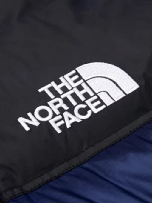 1996 Retro Nuptse 700 Fill Packable The North Face Puffer Jacket Navy Blue and Black