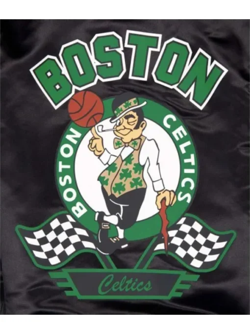 Boston Celtics Varsity Black Jacket