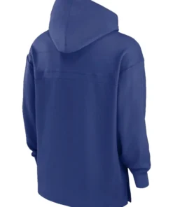Brian Daboll New York Giants Sideline Blue Hoodie