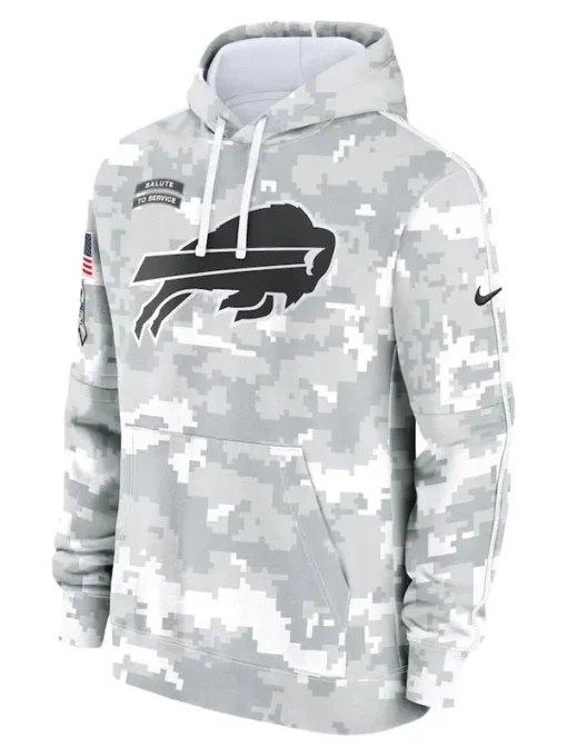 Buffalo Bills Arctic Camo 2024 Hoodie