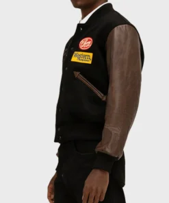 Cherry Rodeo Champ Black Varsity Jacket For Sale