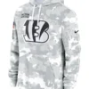 Cincinnati Bengals Arctic Camo 2024 Hoodie