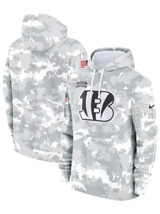 Cincinnati Bengals Arctic Camo Hoodie