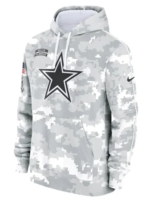 Dallas Cowboys Arctic Camo 2024 Hoodie