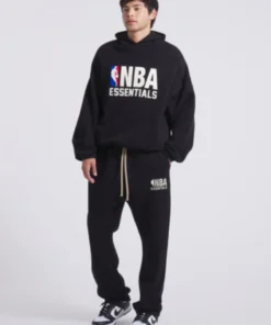 Essentials x NBA Hoodie Black